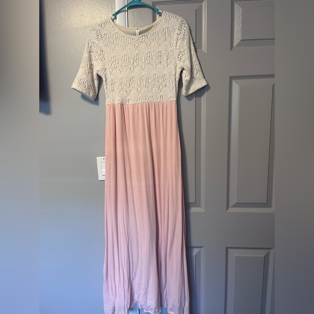 Pink bridesmaid dress